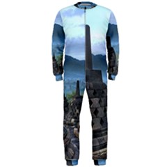 Borobudur Temple  Morning Serenade Onepiece Jumpsuit (men)  by Nexatart