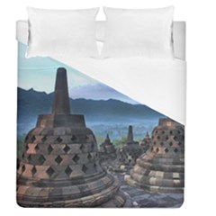 Borobudur Temple  Morning Serenade Duvet Cover (queen Size) by Nexatart