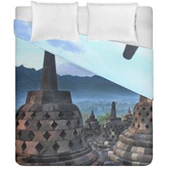 Borobudur Temple  Morning Serenade Duvet Cover Double Side (california King Size) by Nexatart