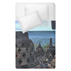 Borobudur Temple  Morning Serenade Duvet Cover Double Side (single Size) by Nexatart