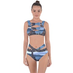 Borobudur Temple  Morning Serenade Bandaged Up Bikini Set 