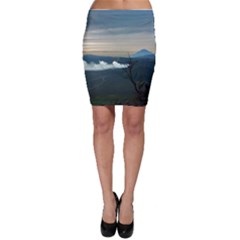 Bromo Caldera De Tenegger  Indonesia Bodycon Skirt by Nexatart