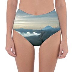 Bromo Caldera De Tenegger  Indonesia Reversible High-waist Bikini Bottoms by Nexatart