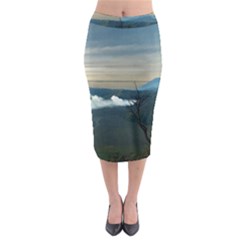 Bromo Caldera De Tenegger  Indonesia Midi Pencil Skirt by Nexatart