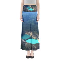 Kelimutu Crater Lakes  Indonesia Full Length Maxi Skirt by Nexatart