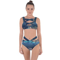 Kelimutu Crater Lakes  Indonesia Bandaged Up Bikini Set 