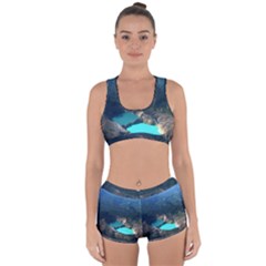 Kelimutu Crater Lakes  Indonesia Racerback Boyleg Bikini Set