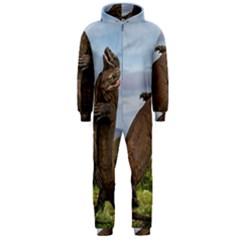 Komodo Dragons Fight Hooded Jumpsuit (men)  by Nexatart