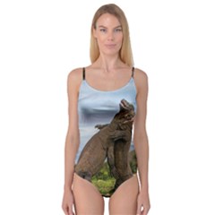 Komodo Dragons Fight Camisole Leotard  by Nexatart