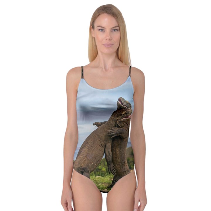 Komodo Dragons Fight Camisole Leotard 