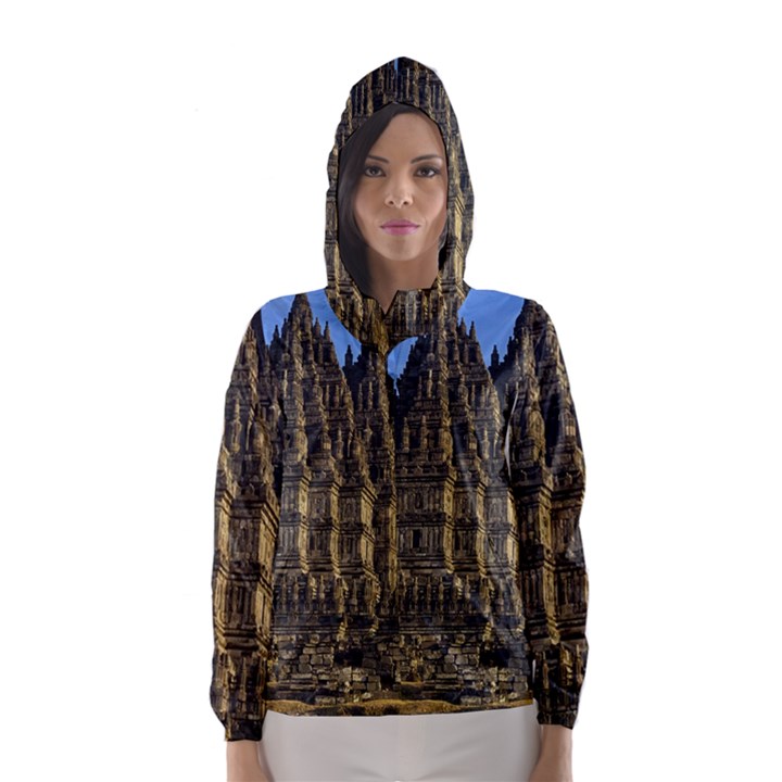 Prambanan Temple Hooded Wind Breaker (Women)