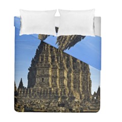 Prambanan Temple Duvet Cover Double Side (full/ Double Size) by Nexatart