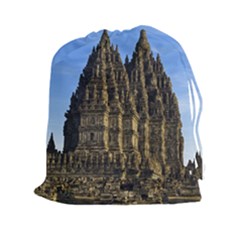 Prambanan Temple Drawstring Pouches (xxl) by Nexatart