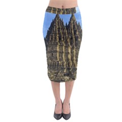 Prambanan Temple Midi Pencil Skirt by Nexatart