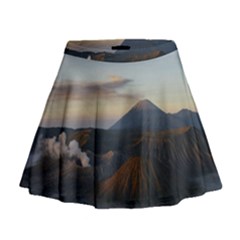 Sunrise Mount Bromo Tengger Semeru National Park  Indonesia Mini Flare Skirt by Nexatart