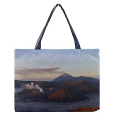 Sunrise Mount Bromo Tengger Semeru National Park  Indonesia Zipper Medium Tote Bag by Nexatart