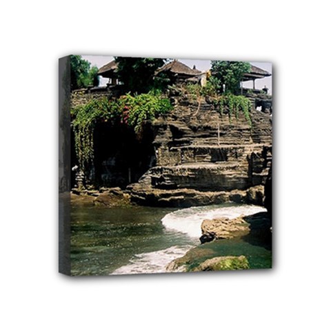 Tanah Lot Bali Indonesia Mini Canvas 4  X 4  by Nexatart