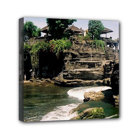 Tanah Lot Bali Indonesia Mini Canvas 6  X 6  by Nexatart