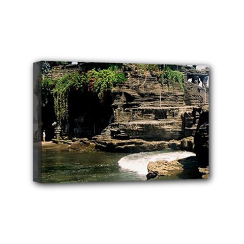 Tanah Lot Bali Indonesia Mini Canvas 6  X 4  by Nexatart