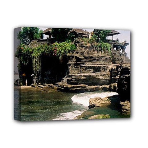 Tanah Lot Bali Indonesia Deluxe Canvas 14  X 11  by Nexatart