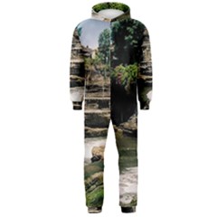 Tanah Lot Bali Indonesia Hooded Jumpsuit (men)  by Nexatart