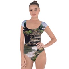 Tanah Lot Bali Indonesia Short Sleeve Leotard  by Nexatart