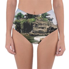 Tanah Lot Bali Indonesia Reversible High-waist Bikini Bottoms