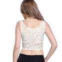 Small Floral Flowers Pattern  Crop Top View3