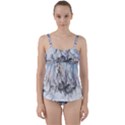 Awesome Running Horses In The Snow Twist Front Tankini Set View1