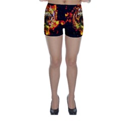 Fire Tiger Skinny Shorts by stockimagefolio1