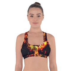 Fire Tiger Cross Back Sports Bra