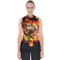 Fire Tiger Shell Top