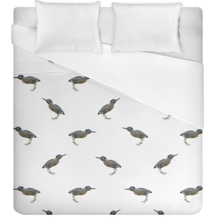 Exotic Birds Motif Pattern Duvet Cover (King Size)