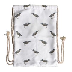 Exotic Birds Motif Pattern Drawstring Bag (large) by dflcprints