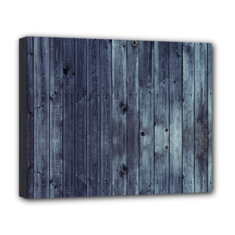 Grey Fence 2 Deluxe Canvas 20  X 16   by trendistuff