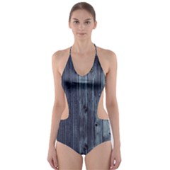 Grey Fence 2 Cut-out One Piece Swimsuit by trendistuff