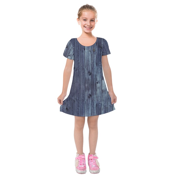 GREY FENCE 2 Kids  Short Sleeve Velvet Dress