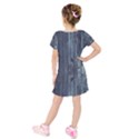 GREY FENCE 2 Kids  Short Sleeve Velvet Dress View2