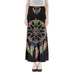 Dreamcatcher  Full Length Maxi Skirt by Valentinaart