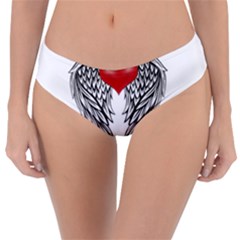 Angel Heart Tattoo Reversible Classic Bikini Bottoms