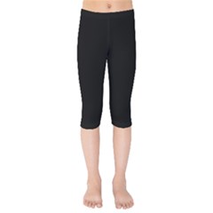 Black Kids  Capri Leggings 