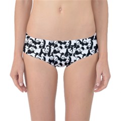 Panda Pattern Classic Bikini Bottoms by Valentinaart