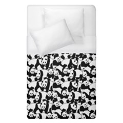 Panda Pattern Duvet Cover (single Size) by Valentinaart