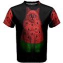 Watermelon cat Men s Cotton Tee View1