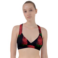 Watermelon Cat Sweetheart Sports Bra