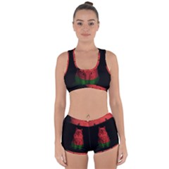 Watermelon Cat Racerback Boyleg Bikini Set