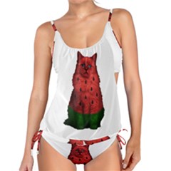 Watermelon Cat Tankini Set