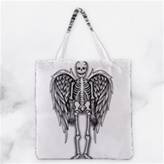 Angel skeleton Grocery Tote Bag