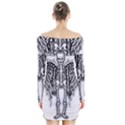 Angel skeleton Long Sleeve Off Shoulder Dress View2