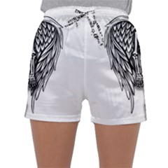 Angel skeleton Sleepwear Shorts